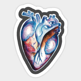 Digital heart Sticker